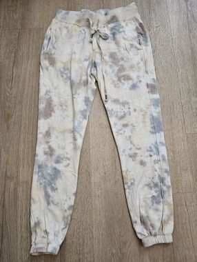 Young Fabulous & Broke Juliette Tie-Dye Neutrals Joggers S